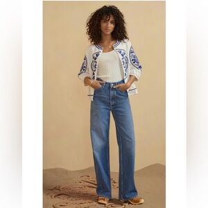 NWT Wrap London Boyfriend‎ Jeans Recycled cotton in Mid Vintage Size 12